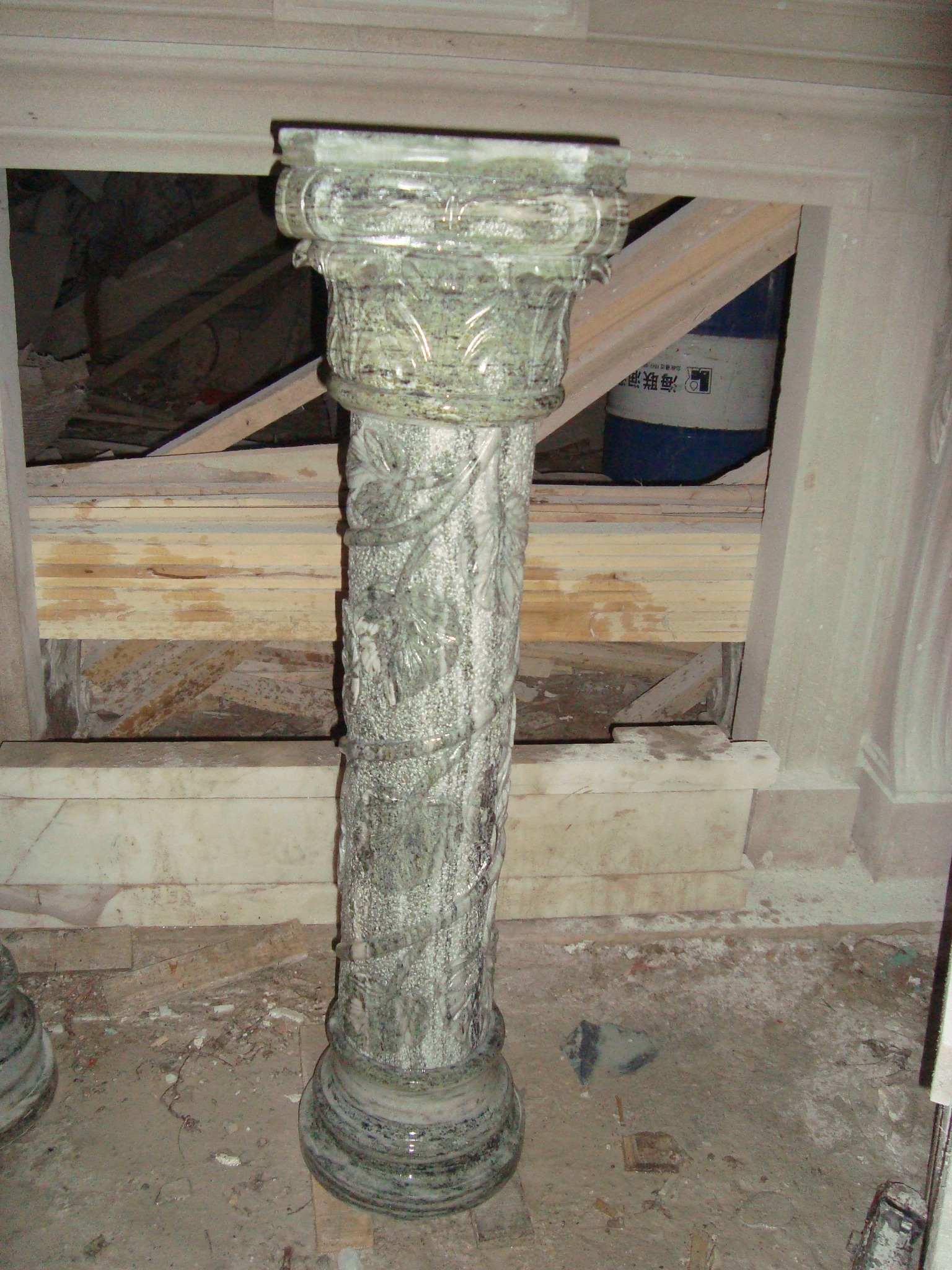 European style Roman columns, carved columns, villa interior and exterior decoration, stone carved large columns - Image 2