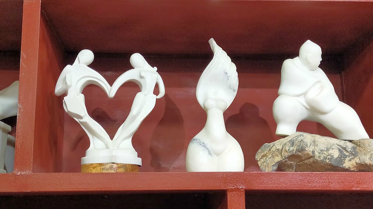 Black and white erotic couple abstract home accessories - Image 2