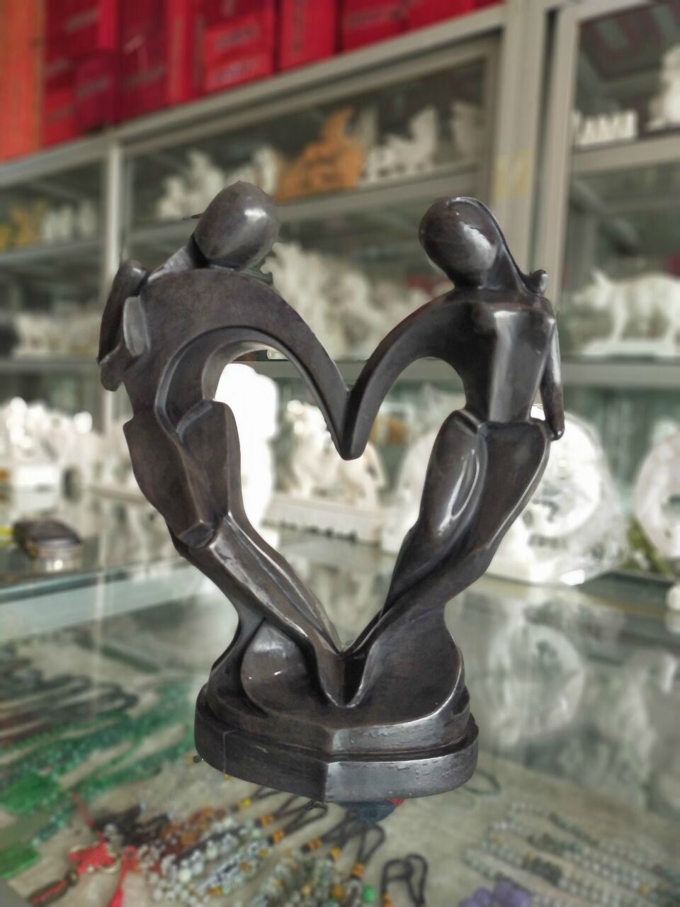 Black and white erotic couple abstract home accessories - Image 3