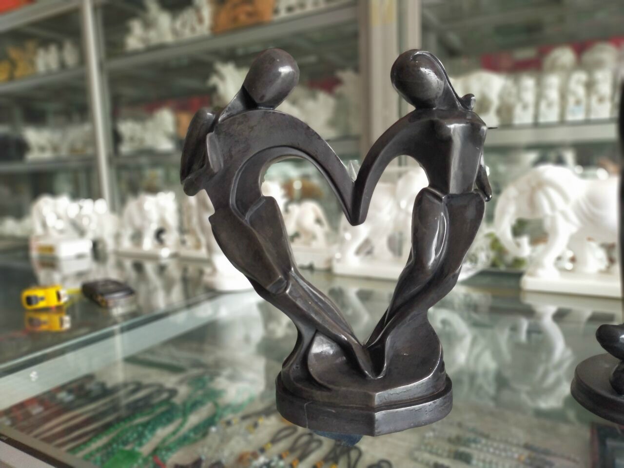 Black and white erotic couple abstract home accessories - Image 4